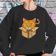 If Its Fits Sit Cat Box Funny Quote For Owner Sweatshirt Gifts for Her