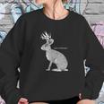 Jackalope Funny Rabbit Sweatshirt Gifts for Her