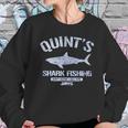 Jaws Distressed Quints Shark Fishing Royal Heather Sweatshirt Gifts for Her