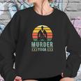 Jiu Jitsu Murder Yoga Vintage Sunset Funny Brazilian Gift Sweatshirt Gifts for Her