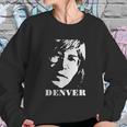 John Denver Tops Short Sleeved Round Neck Sweatshirt Gifts for Her