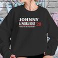 Jonny And Moira Rose 2020 Tweet Us On Facebook Sweatshirt Gifts for Her