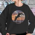 Jumping Sunset Dolphins Sweatshirt Gifts for Her