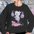 Kawaii Pastel Goth Cute Creepy Strawberry Milk Ghost Cow Graphic Design Printed Casual Daily Basic Sweatshirt Gifts for Her