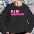 Kyla Name Personalized Retro Vintage 80S 90S Style Sweatshirt Gifts for Her