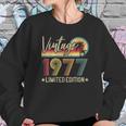 Limited Edition 1977 44Th Birthday Gift 44 Years Old Vintage Sweatshirt Gifts for Her