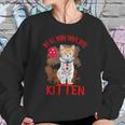 Limted Edition Kitten Halloween Sweatshirt Gifts for Her