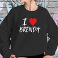 I Love Brenda Heart Sweatshirt Gifts for Her