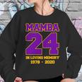 In Loving Memory Mamba 24 Tribute Graphic Design Printed Casual Daily Basic Sweatshirt Gifts for Her