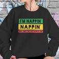 I M Nappin Reggae Kids Top Rasta Kids Clothes Tod Sweatshirt Gifts for Her