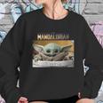 The Mandalorian The Child Pod Screenshot Logo Sweatshirt Gifts for Her