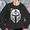 Mandalorian Face - Star Wars Movie Sweatshirt Gifts for Her