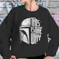 The Mandalorian This Is The Way Basic Gift Sweatshirt Gifts for Her