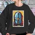 The Mandalorian Mando Trading Card Sweatshirt Gifts for Her