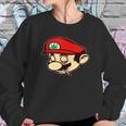 Mario Smoking Marijuana Weed Mario Sweatshirt Gifts for Her