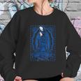 Mary Guadalupe Blue Tattoo Mexico Art Sweatshirt Gifts for Her