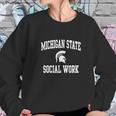 Michigan State Spartans Arch Logo Departments Sweatshirt Gifts for Her