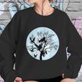 Moonlight Night Black Crow Forest Animal Bird Raven Sweatshirt Gifts for Her