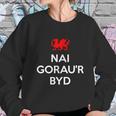 Nai Goraur Byd Worlds Best Nephew Welsh Wales Great Gift Sweatshirt Gifts for Her