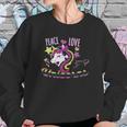 Nickelodeon Girls Peace Love Unicorns Sweatshirt Gifts for Her