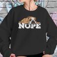 Nope Lazy English Bulldogs Sweatshirt Gifts for Her