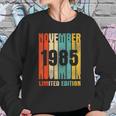 November 1985 36Th Birthday Gift 36 Years Old Sweatshirt Gifts for Her