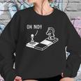 Oh No Knight To Pawn Funny Chess Player Gift Idea Board Game Sweatshirt Gifts for Her