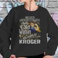 An Old Woman Who Works At Kroger Sweatshirt Gifts for Her