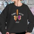 Peanut Butter Jelly Baseball Bat Best Friend Sweatshirt Gifts for Her