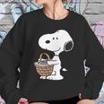 Peanuts Snoopy Easter Basket Sweatshirt Gifts for Her