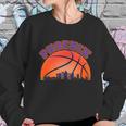 Phoenix Arizona Basketball City Skyline Sweatshirt Gifts for Her