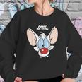 Pinky And The Brain Pinky Big Face Sweatshirt Gifts for Her