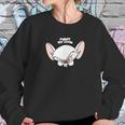 Pinky And The Brain Big Face Sweatshirt Gifts for Her