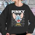 Pinky And The Brain Pinky Text Stack Big Face Sweatshirt Gifts for Her