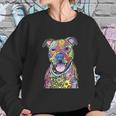 Pitbull Colourful Pit Bulls Dog Lovers Gift Sweatshirt Gifts for Her