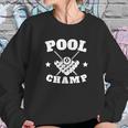 Pool Champ Retro Billiards Sweatshirt Gifts for Her