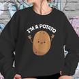 I Am A Potato Taters Spud Tattie Vegan Lover Keto Veggie Sweatshirt Gifts for Her