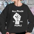 All Power To The People Panthers Party Civil Rights Graphic Design Printed Casual Daily Basic Sweatshirt Gifts for Her