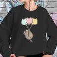 Pusheen The Cat Balloons Juniors Sweatshirt Gifts for Her