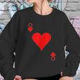 Queen Of Hearts Deck Of Cards Halloween Costume Sweatshirt Gifts for Her