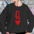 Queen Of Hearts Sweatshirt Gifts for Her