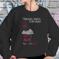 The Real Wound Is My Pride Funny Comedy Satire Black Knight Sweatshirt Gifts for Her