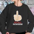 Recall Newsom Recall Gavin Newsom Middle Finger Sweatshirt Gifts for Her