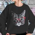 Red Linda Glasses Cat Sassy Funny Kitty Belcher Cute Sweatshirt Gifts for Her