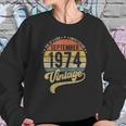 Reto 47Th Birthday 47 Years Old Born In September 1974 Sweatshirt Gifts for Her