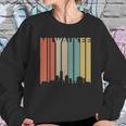 Retro 1970S Milwaukee Wisconsin Downtown Skyline T-Shirt Sweatshirt Gifts for Her