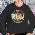 Retro 45 Years Old Vintage 1977 Limited Edition 45Th Birthday Sweatshirt Gifts for Her