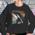 Retro Killer Whale Vintage Sweatshirt Gifts for Her