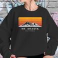 Retro Mount Shasta California Sunset Shirt Sweatshirt Gifts for Her