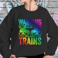 Retro Trains Gift Train Models Trainspotting Trainspotter Gift Graphic Design Printed Casual Daily Basic Sweatshirt Gifts for Her